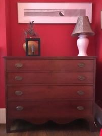 Sheraton Chest of Drawers, SEE Delicate Inlay 