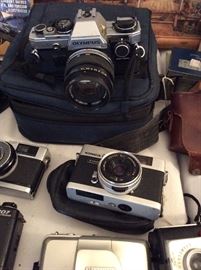 Lots of Vintage Cameras