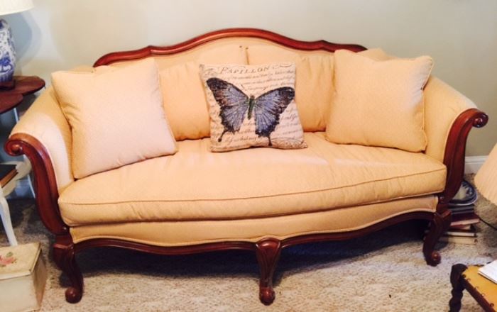 Ethan Allen Sofa with Down Cushions