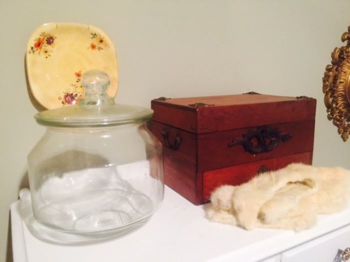 Antique Jars and Boxes