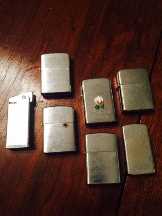 Collection of Zippo Lighters