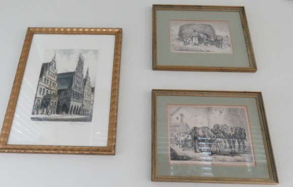 Large Selection 18th -19th Century Etchings/Engravings, Artist Signed