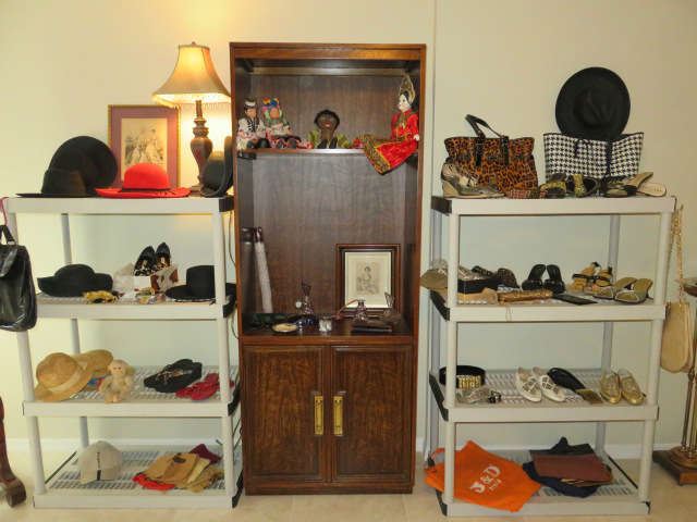 Women's Designer Hand Bags, Shoes Size 9-91/2, Hats