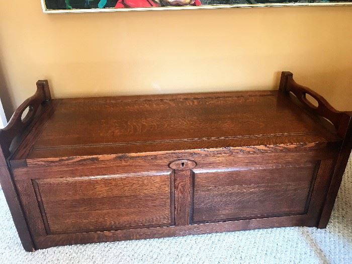 One of Two Unique Cedar Chests
