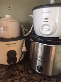 Crock Pots of all sizes - perfect for your holiday entertaining!
