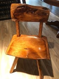 Unique carved chair
