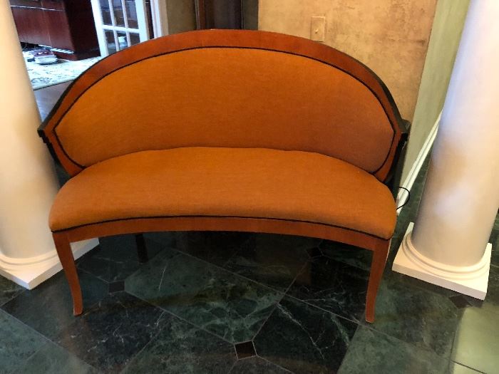 custom-made upholstered bench