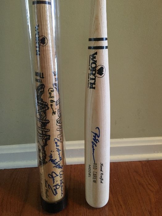 Signed Bats from Worth