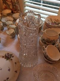 Gorgeous crystal pitcher