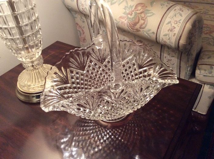 Gorgeous crystal baskets
