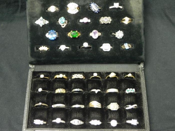 A wide variety of rings to chose from. 