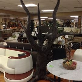 Multi-Piece Halloween Tree; Limbs Slot into Trunk; Measures about 9' Tall; Made of Acrylic; Missing 1 Limb; $50