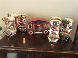 Christmas train - lights and song - ornaments move too