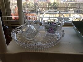 Clear glass collectibles