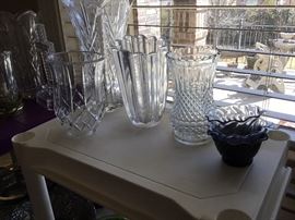 Crystal vases