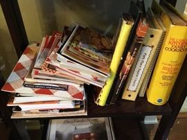 Dining room - additional cookbooks, phamphlets