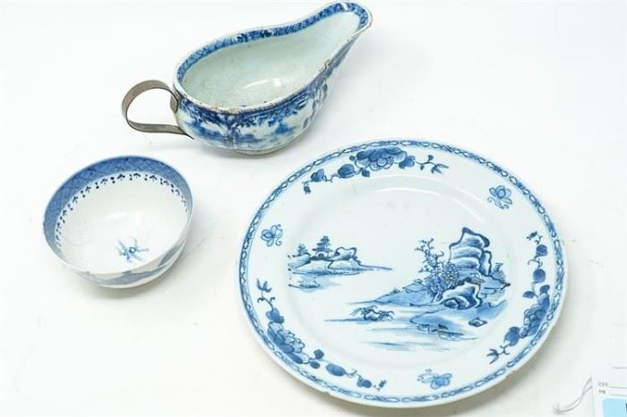 14. Three Pieces of Antique Porcelain