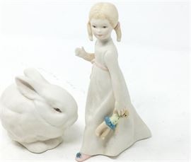 21. Two Ceramic Cybis Figures