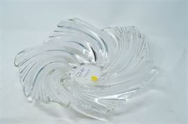 28. Vintage Glass Center Bowl