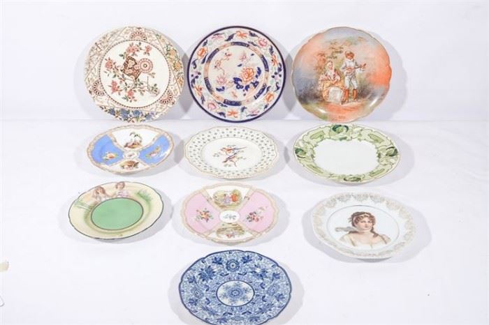 35. Lot of 10 Miscellaneous Porcelain Plates