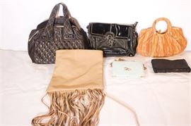 59. Lot of Six 6 Assorted Purses
