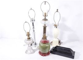 66. Lot of Five 5 Lamps