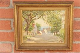 91. American School, Quiet Street Scene