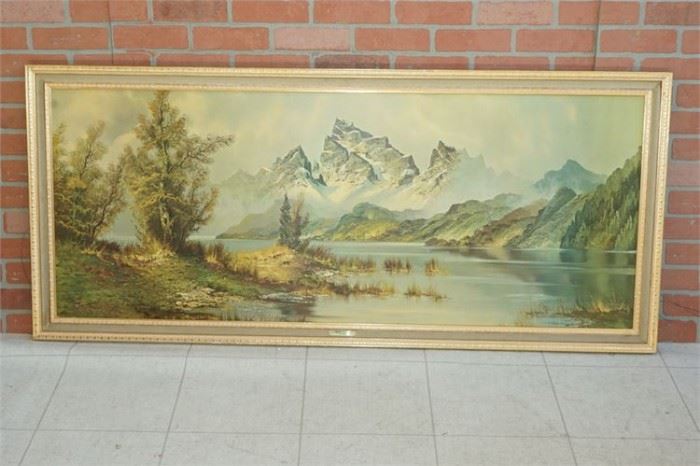 107. Large Artwork Piece By Turner Accessory High Glory