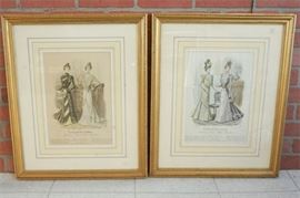 111. Pair Antique Women Sutton Fine Art