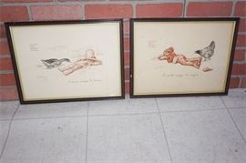 112. Pair Cafe De Paris Wall Prints