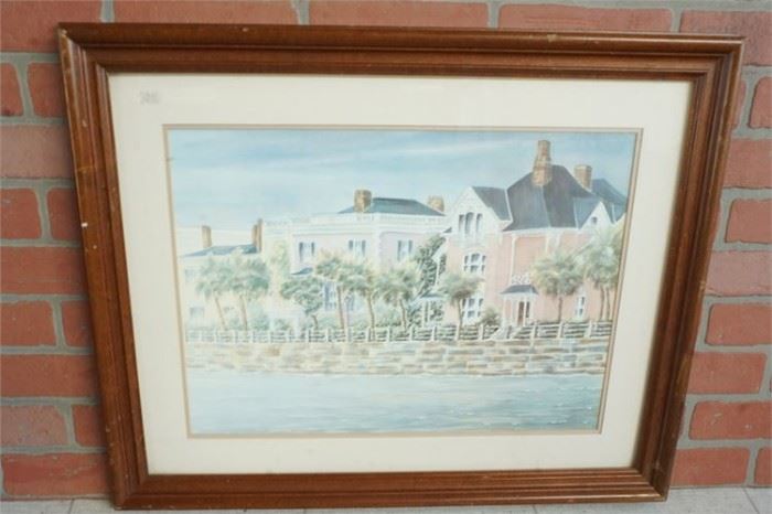 130. Framed Watercolor Picture