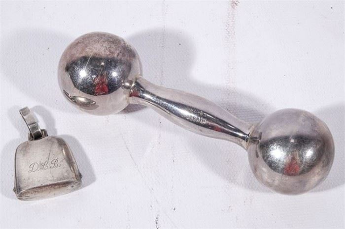 155. Mexican Silver Rattle