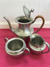 Pewter Coffee Service