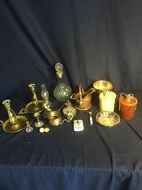 Limoges, Brass, Copper, and Glass