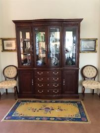 tufted balloon back chairs.