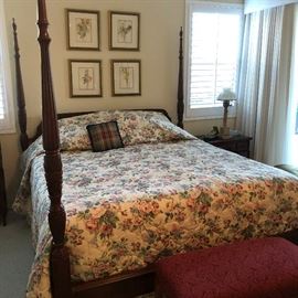 four poster plantation rice bed.