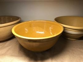 glazed dish ware.