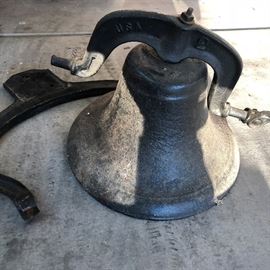 Vintage cast iron bell.