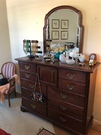 Stylish Thomasville Dresser with mirror.
