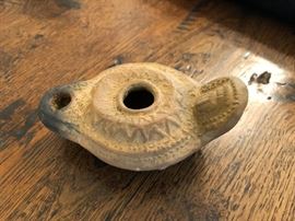Reproduction oil lamp. 