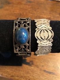 Beautiful Peruzzi  bracelet with blue stone. 