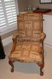 Upholstered arm chair