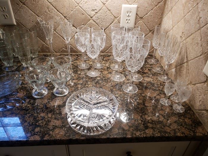 More glassware sets
