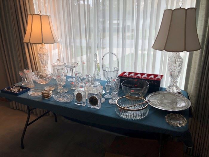 Crystal and Glassware, some Waterford