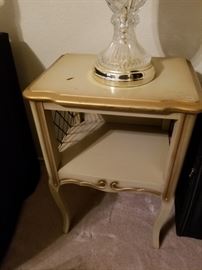 one of two nightstands - they match the vanity and dresser
