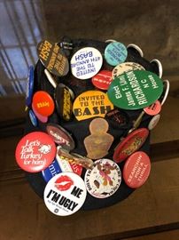 Huge Collection of Promotional Buttons