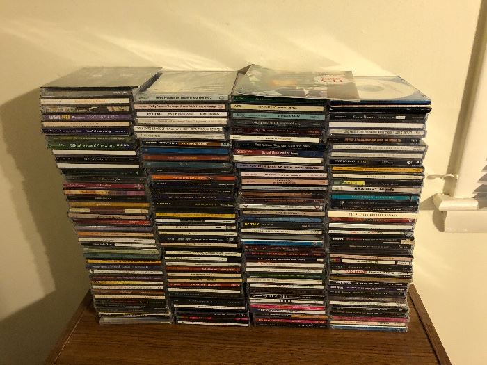Cd's.  There are hundreds of them