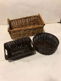 Trio of Baskets