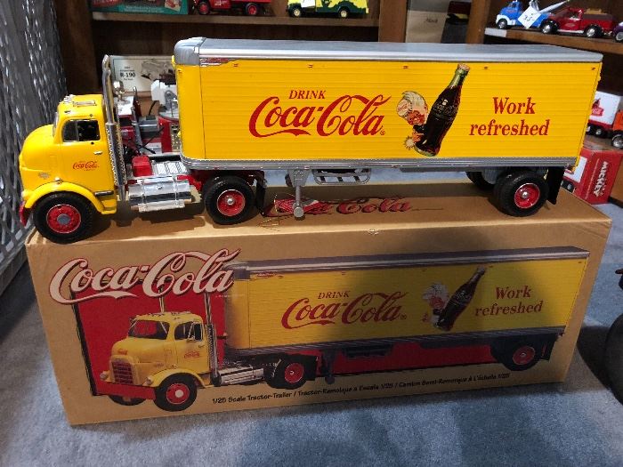 Die cast Coca Cola with box. Excellent condition