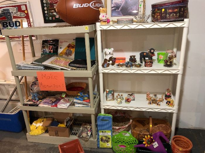 Creative memory albums, lots of misc. items.